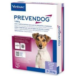 Collar Antiparásitos Prevendog para Perros Menores de 0 Kg a 25 kg 60cm 2 unidades