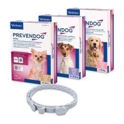 Collar Antiparásitos Prevendog para Perros Menores de 0 Kg a 25 kg 60cm 2 unidades - Imagen 2