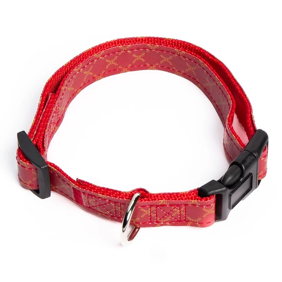 Collar para perro UpDog Nylon de Diseño Rojo