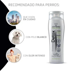 Champú Artero Detox Carbón Activo 250ml - Imagen 2