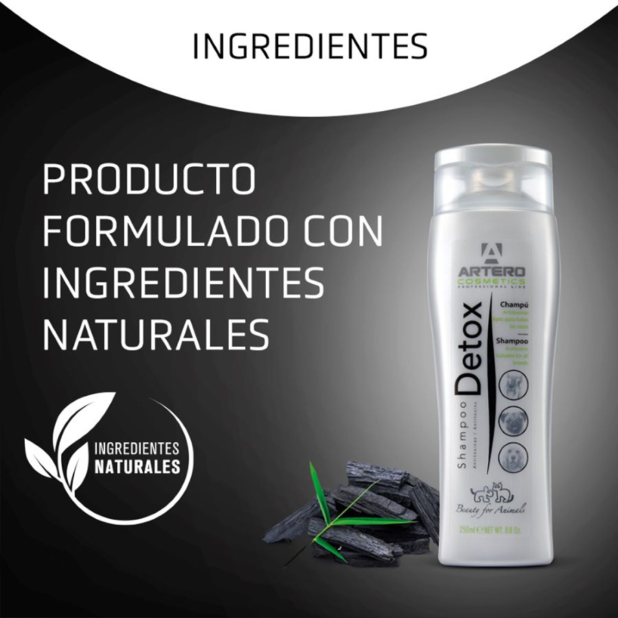 Champú Artero Detox Carbón Activo 250ml - Imagen 4
