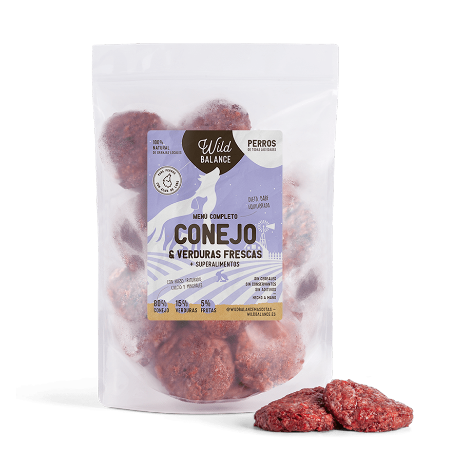 barf perros conejo