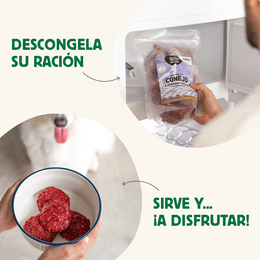 Dieta BARF Wild Balance Menú Conejo - Imagen 5