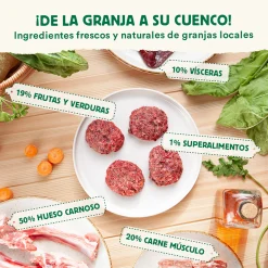 Dieta BARF Wild Balance Menú Cordero - Imagen 2