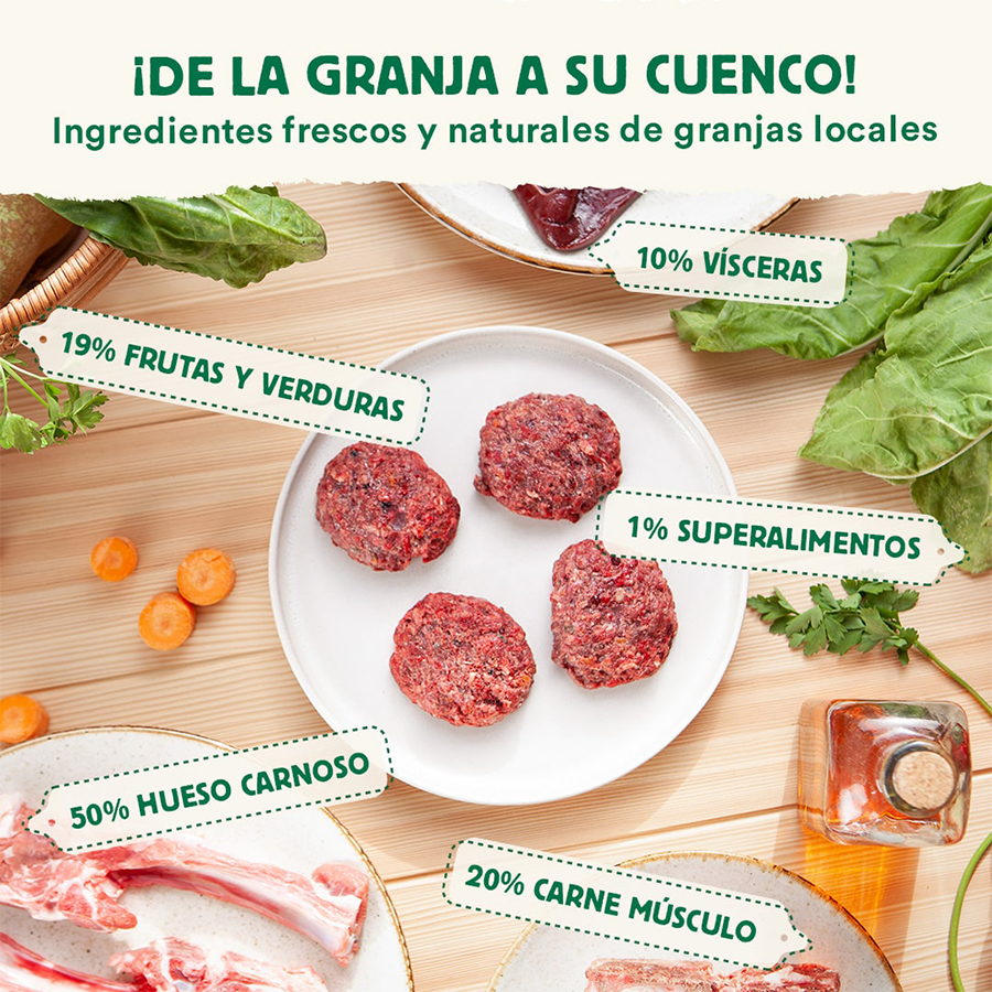 Dieta BARF Wild Balance Menú Cordero - Imagen 2
