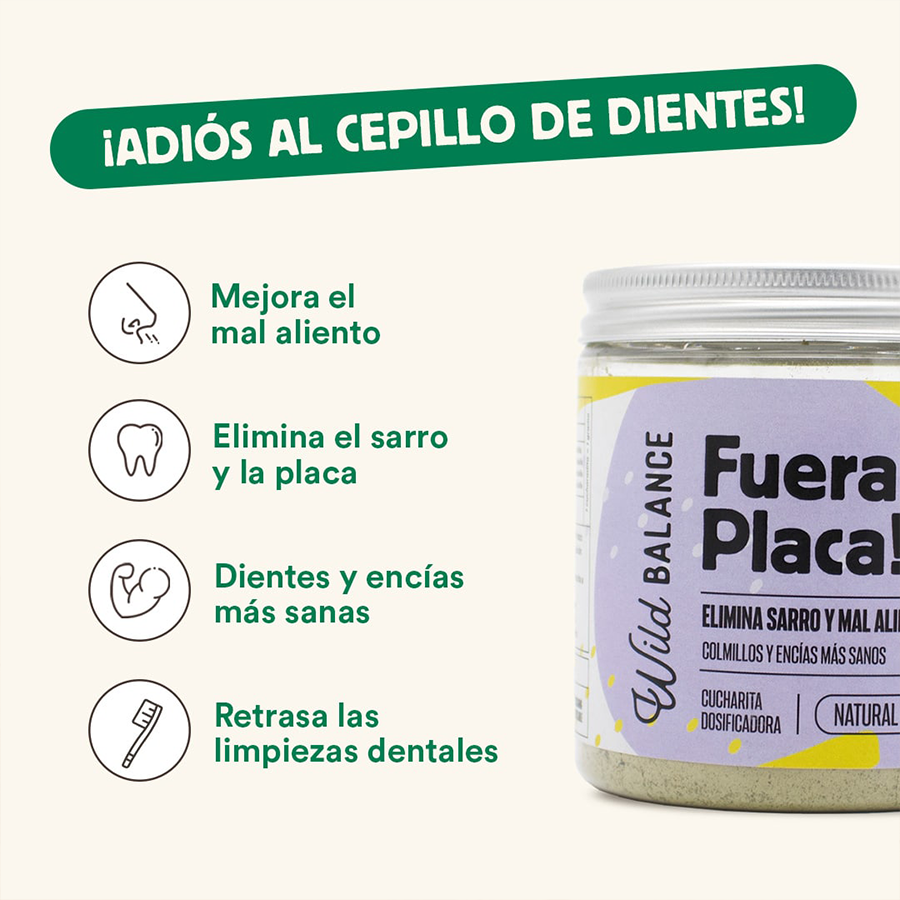 Suplemento Wild Balance Fuera Placa Antisarro 100gr - Imagen 2