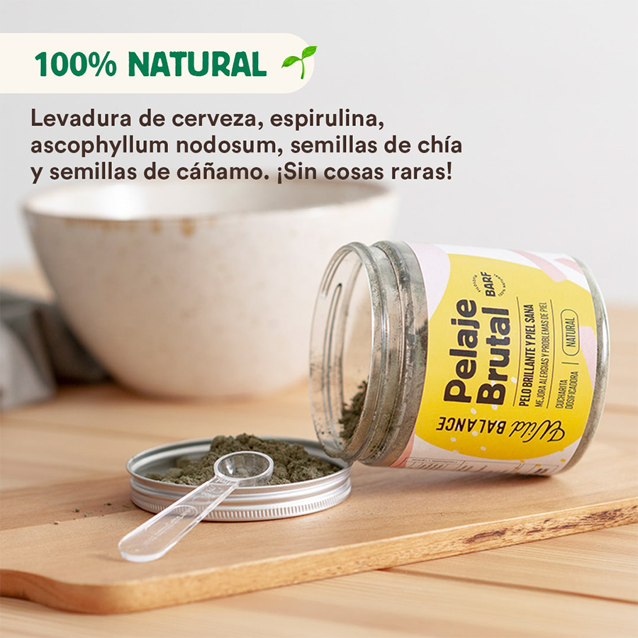 Suplemento Wild Balance Pelaje Brutal 100gr - Imagen 3