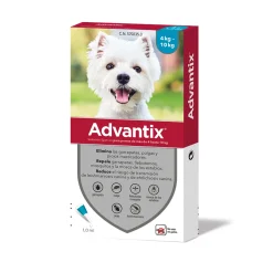 Pipeta para perro Antiparasitaria Advantix de 4 a 10 Kg