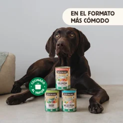 Comida húmeda BARF en Lata Wild Balance Salmón 400g - Imagen 3