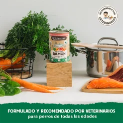 Comida húmeda BARF en Lata Wild Balance Salmón 400g - Imagen 4