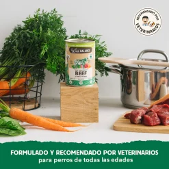 Comida húmeda BARF en Lata Wild Balance Ternera 400g - Imagen 4