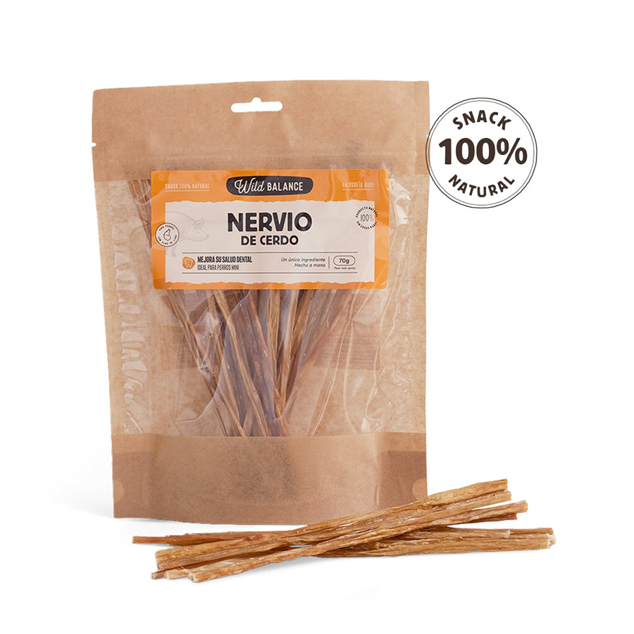 snack perros nervio cerdo