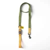 Correa para perro de nylon The Painter's Wife verde oliva