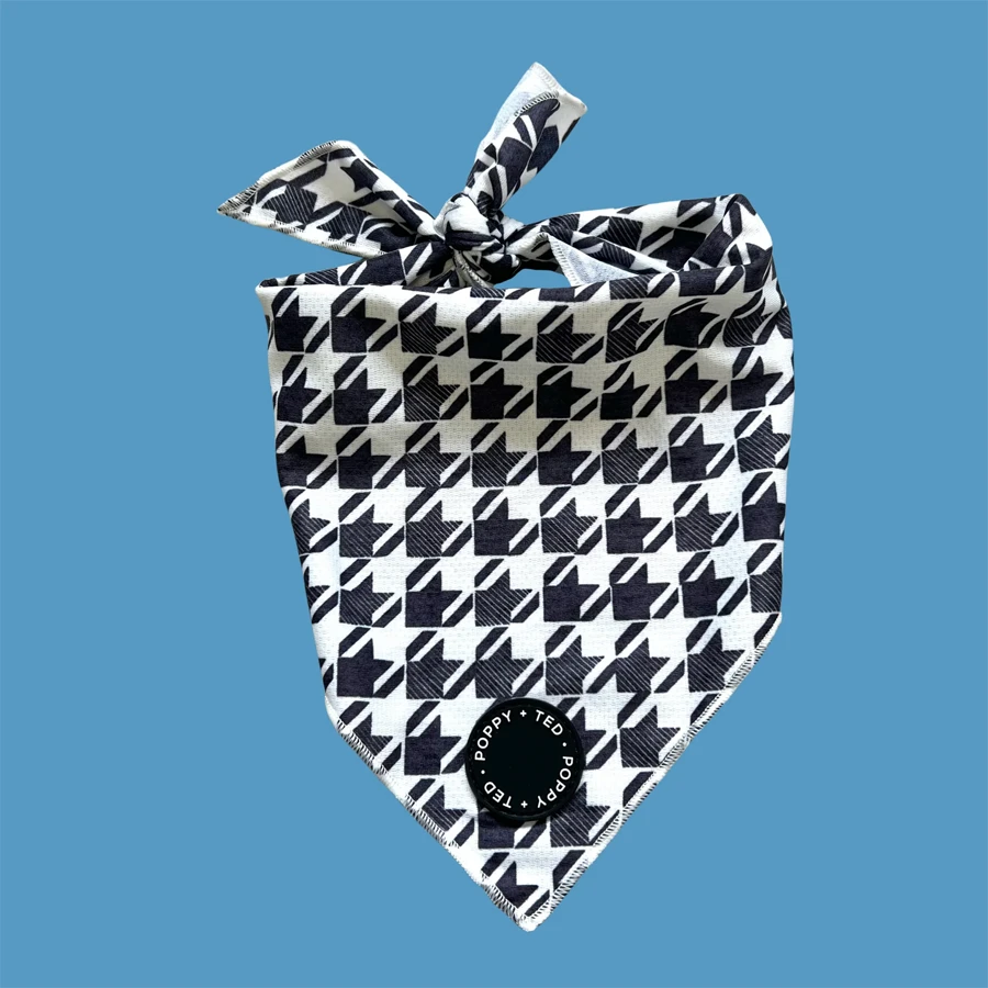 Bandana Poppy + Ted Houndstooth
