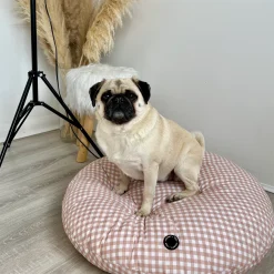 Cama Redonda Poppy + Ted Luxe Tan Plaid - Imagen 3