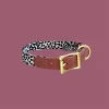 Collar per a gos de cuir Berry Dalmatian