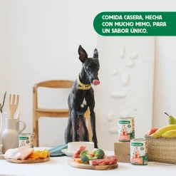 Comida húmeda BARF en Lata Wild Balance Guiso del Pescador Salmón y Cerdo 400g - Imagen 3