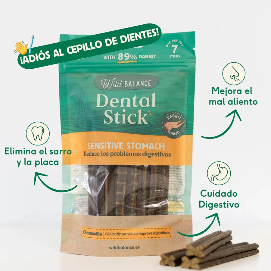 Stick Dental Estómagos Sensibles Wild Balance 100g - Imagen 2