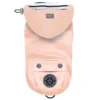 Abrigo impermeable perro rosa