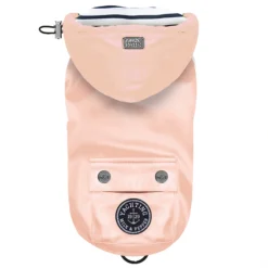 Abrigo impermeable perro rosa