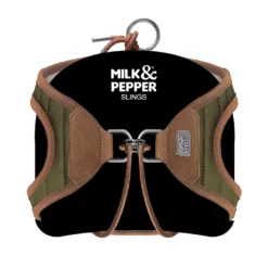 Arnés para perro Gabin kaki | Milk & Pepper