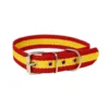 Collar doble para perro bandera de España