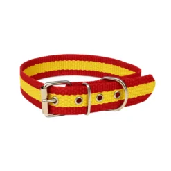 Collar doble para perro bandera de España
