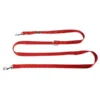 Correa para perro 3 posiciones nylon rojo