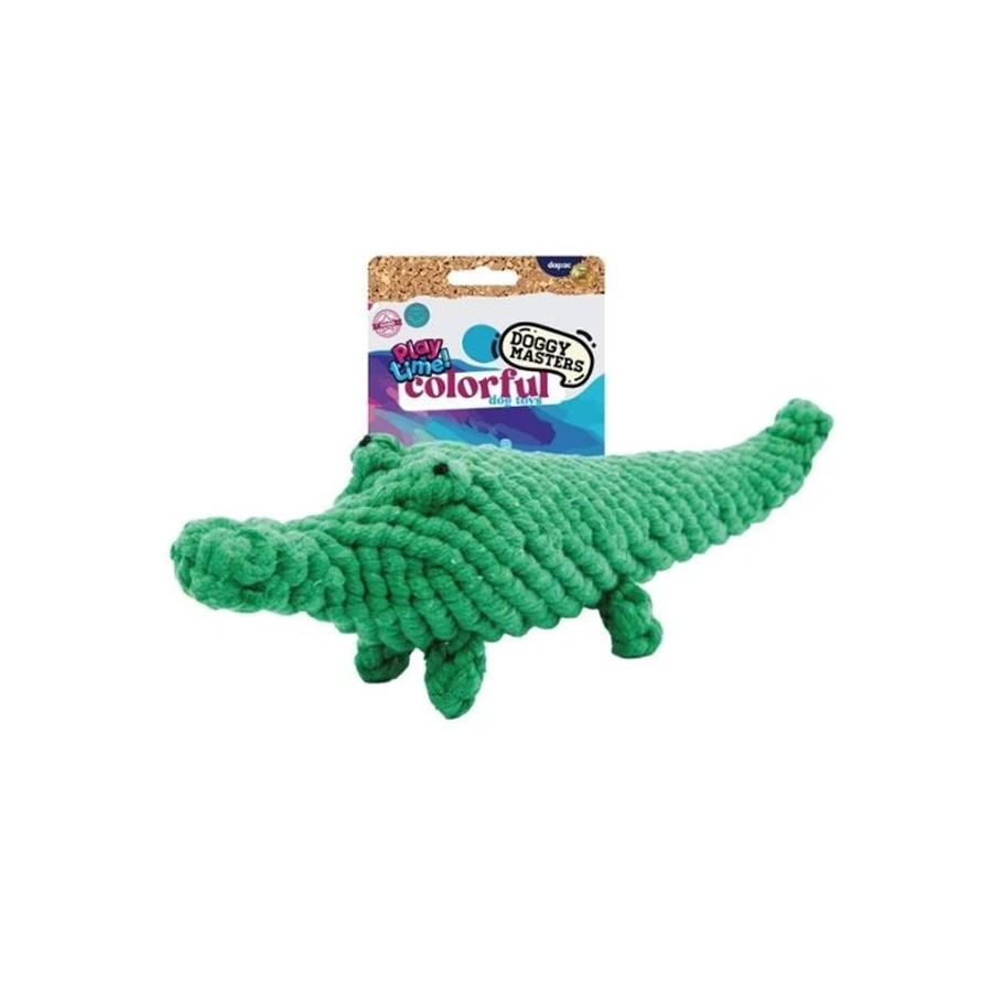 Crocodile jute toy