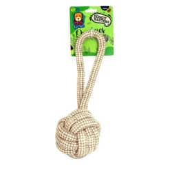 Pelota de cuerda de yute para perro