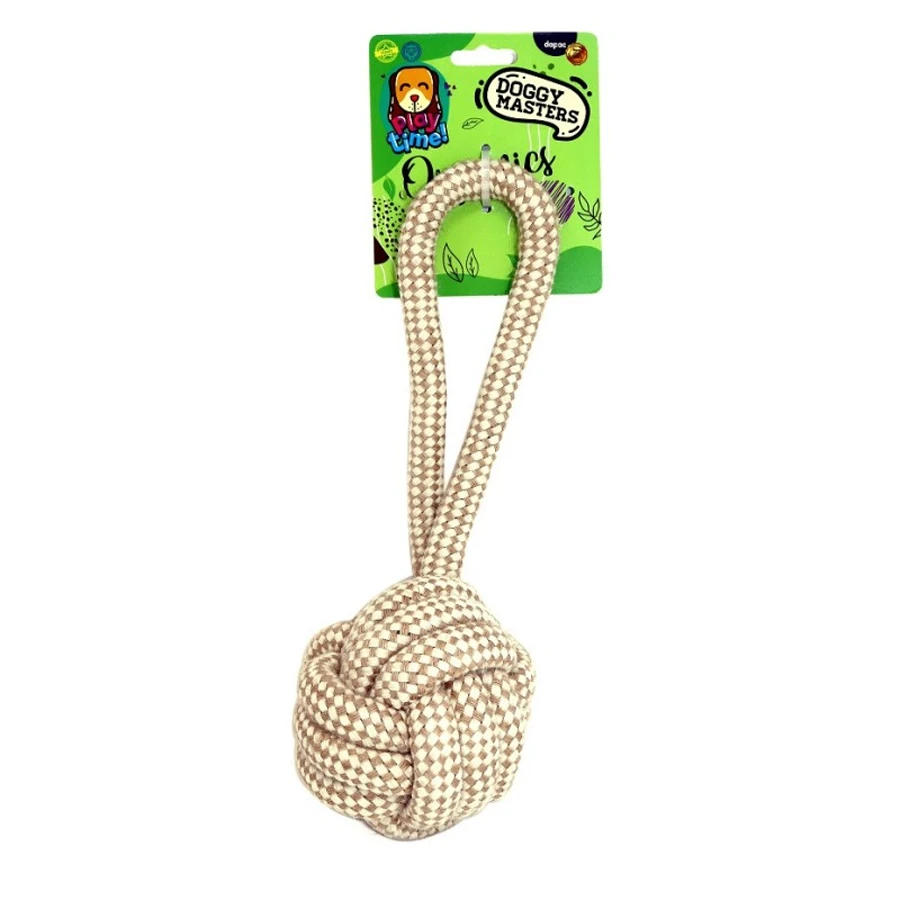 Pelota de cuerda de yute para perro