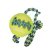 Pelota KONG SqueakAir con cuerda para perros | Con sonido