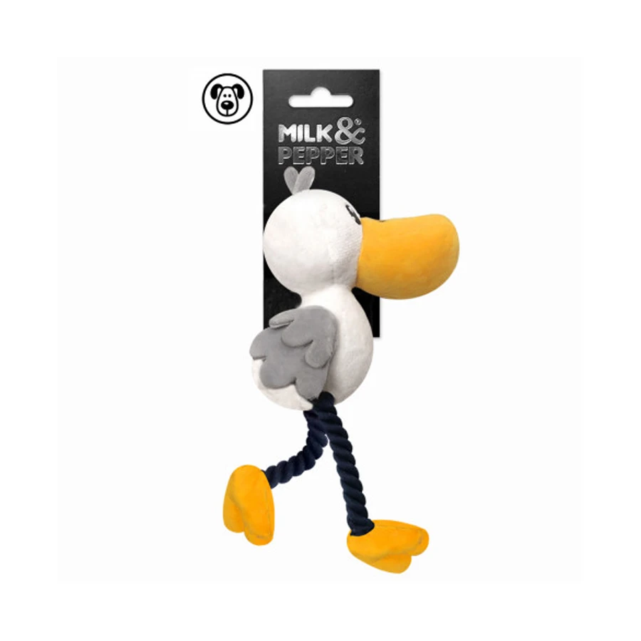 Peluche de pelícano para perros Milk & Pepper Santiago