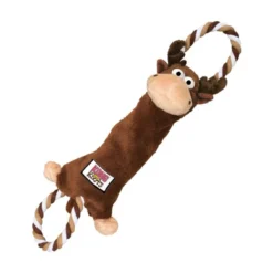 Peluche KONG Tugger Knots Alce para perros | Con cuerda interior