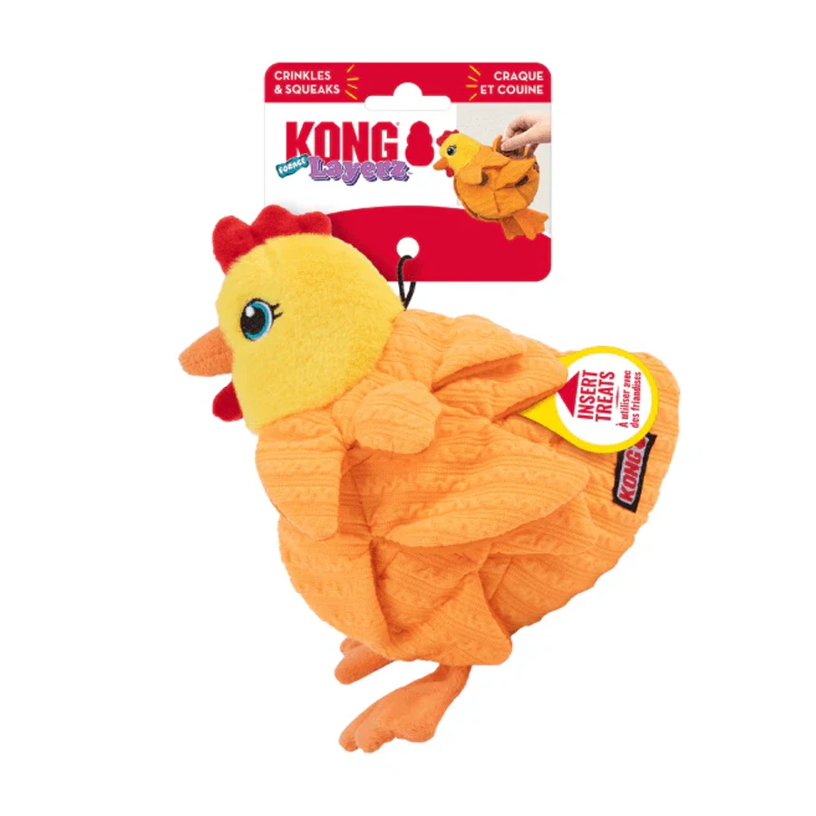 Peluche interactivo KONG Gallina - Imagen 2